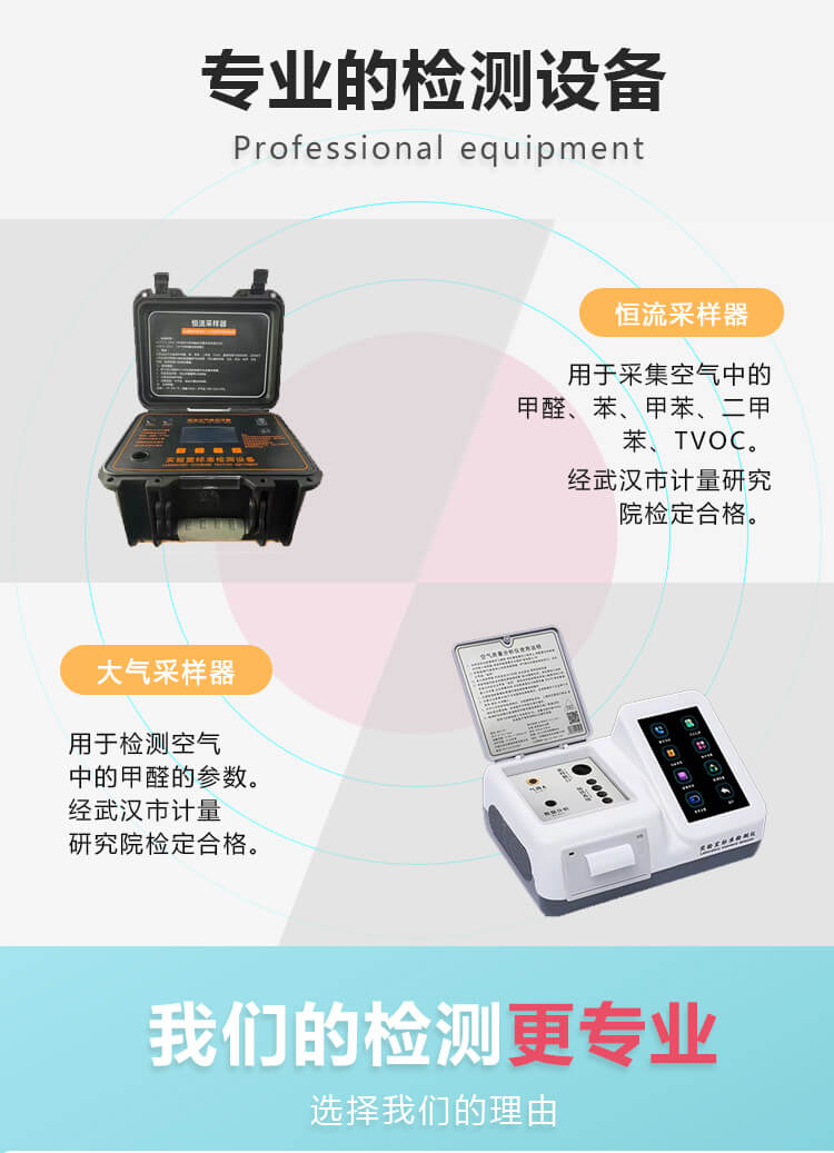 专业检测,恒流采样器,大气采样器,专业检测设备,选择我们理由,武汉甲醛检测