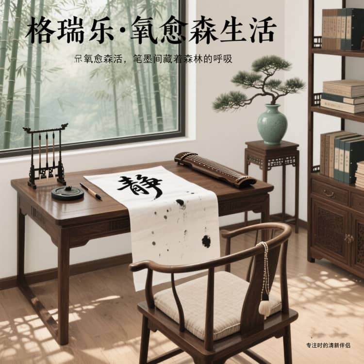 书房的 “空气保鲜盒”,格瑞乐藏的