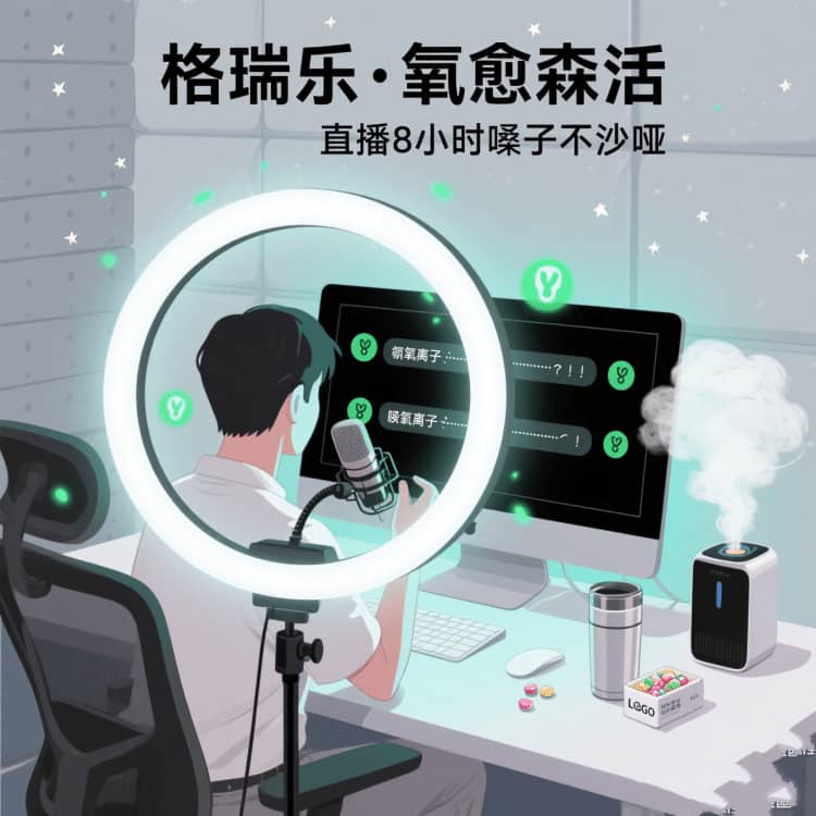 格瑞乐,让直播室的氛围都带着互动感
