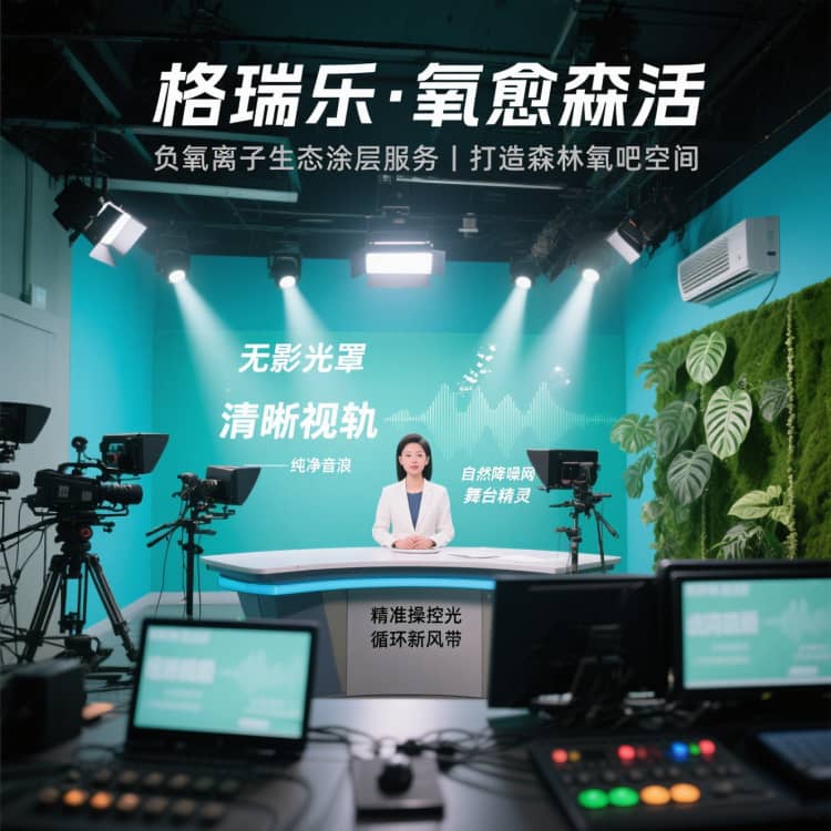 格瑞乐・氧愈森活 - 演播室空气净化解决方案：让每一段录制都沉浸在森林般的清透里