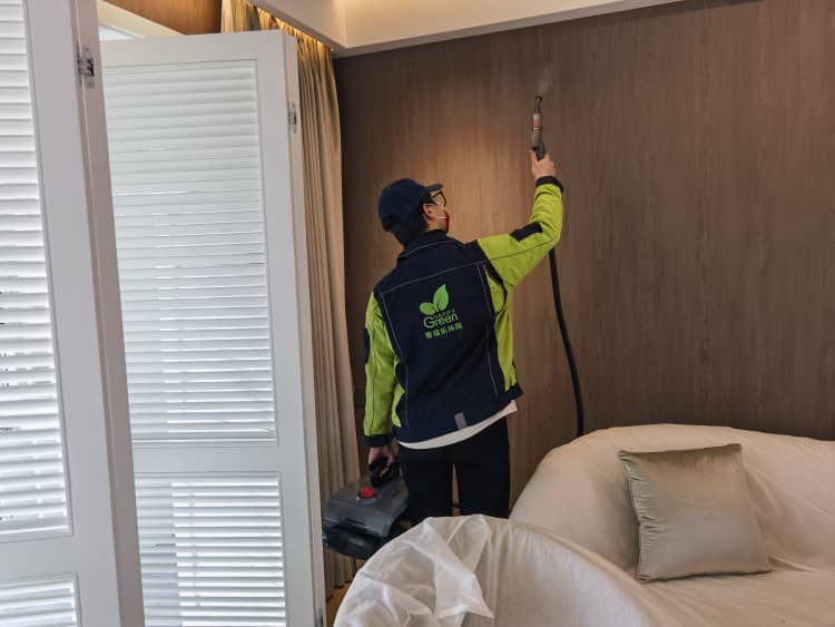 蔡甸除甲醛:格瑞乐蛮扎实!